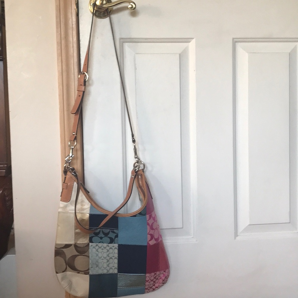 Coach Multi Pattern Shoulder / Crossbody Bag